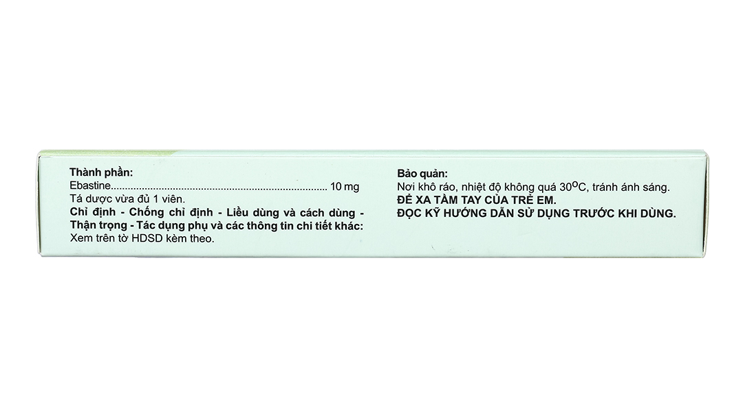 Atirin 10 trị viêm mũi dị ứng, mày đay