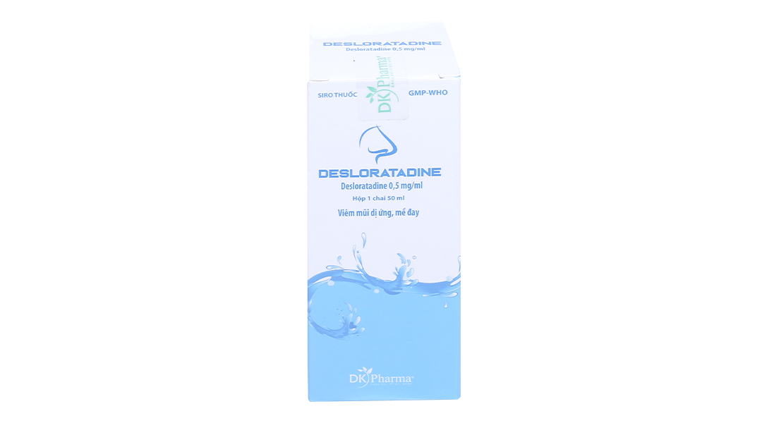 Siro Desloratadin 0.5mg/ml trị viêm mũi dị ứng, mày đay