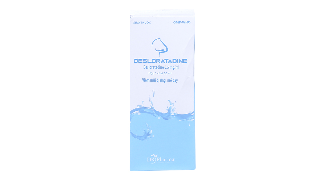 Siro Desloratadin 0.5mg/ml trị viêm mũi dị ứng, mày đay
