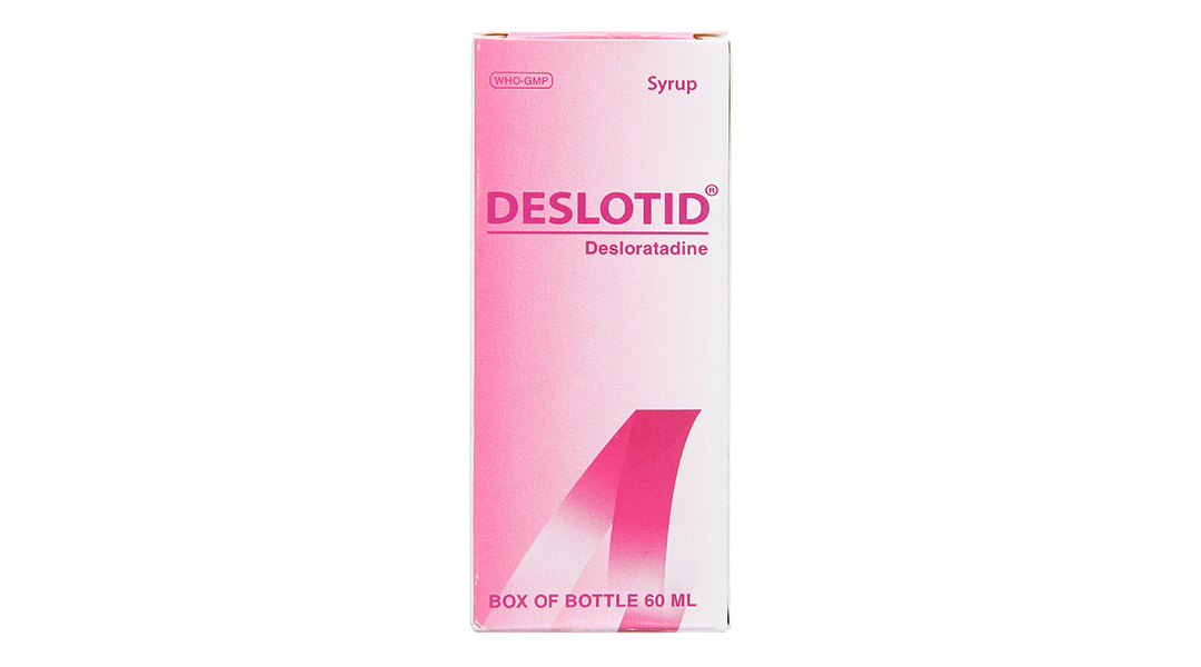 Siro Deslotid 0.5mg/ml trị dị ứng da, viêm mũi dị ứng