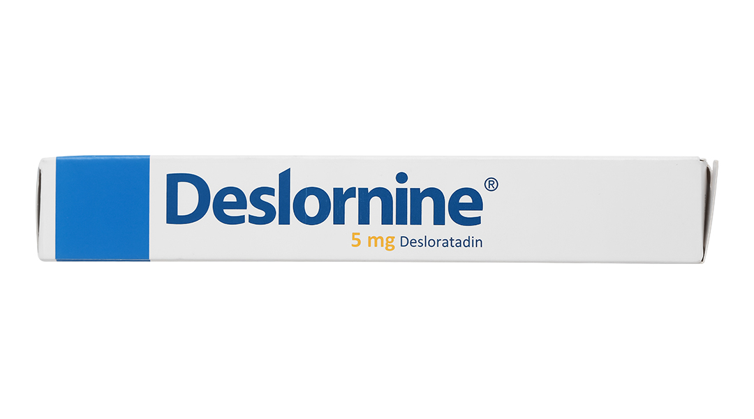 Deslornine 5mg làm giảm các triệu chứng của viêm mũi dị ứng, mày đay