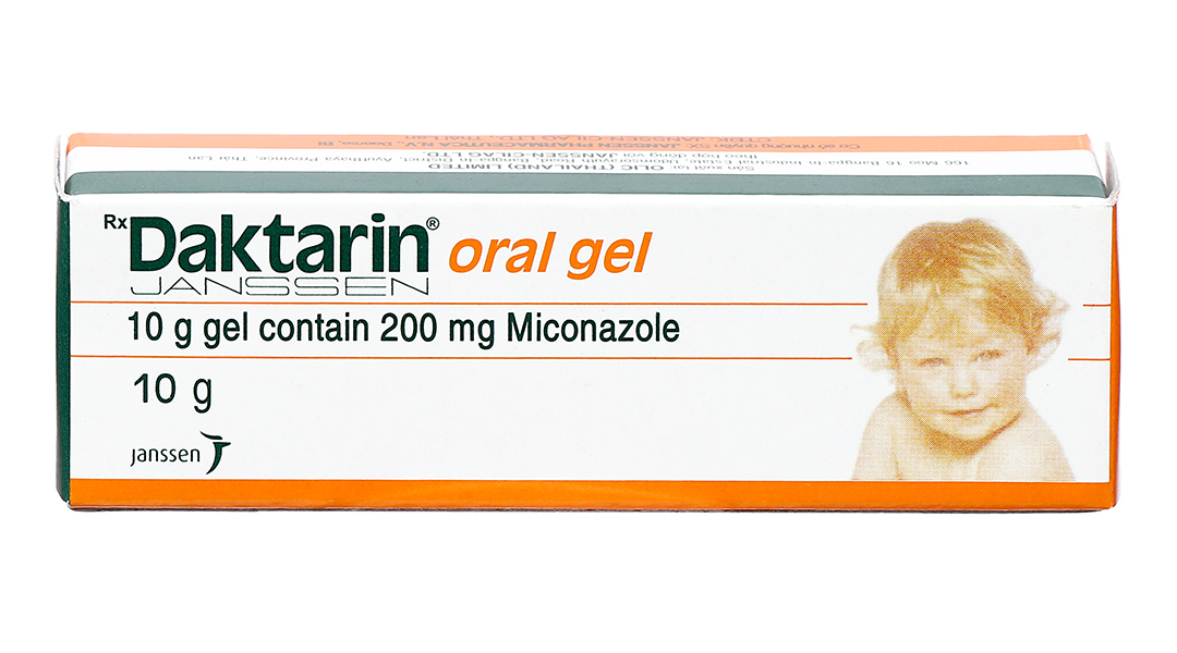 Daktarin Oral Gel trị nhiễm nấm khoang miệng hầu