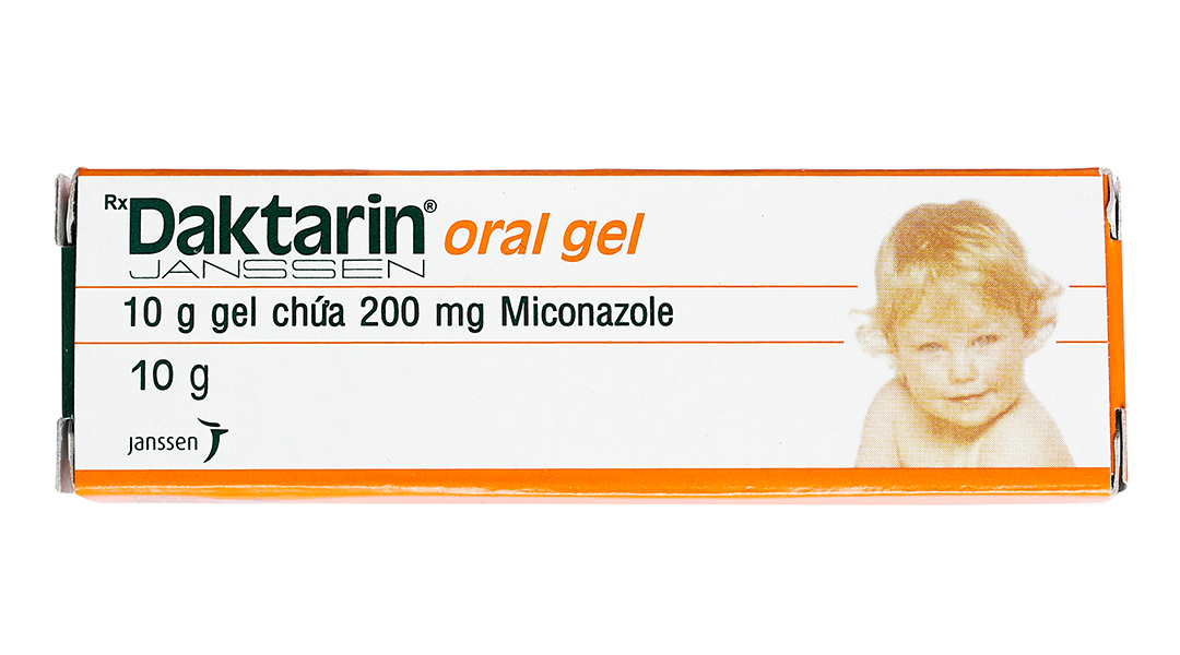 Daktarin Oral Gel trị nhiễm nấm khoang miệng hầu