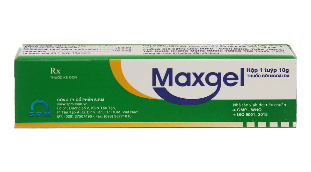 Kem bôi Maxgel trị viêm da