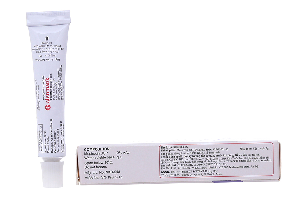 Thuốc mỡ bôi da Supirocin trị nhiễm khuẩn da