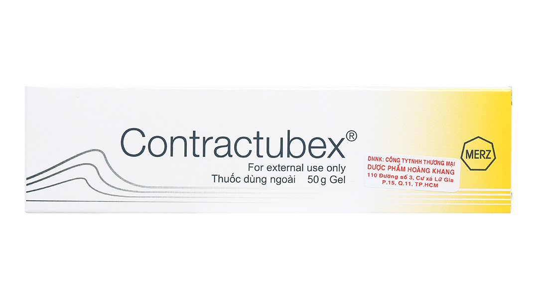 Gel bôi Contractubex trị sẹo lồi, sẹo phì đại