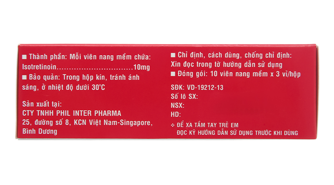 Aju Akinol 10mg trị mụn trứng cá