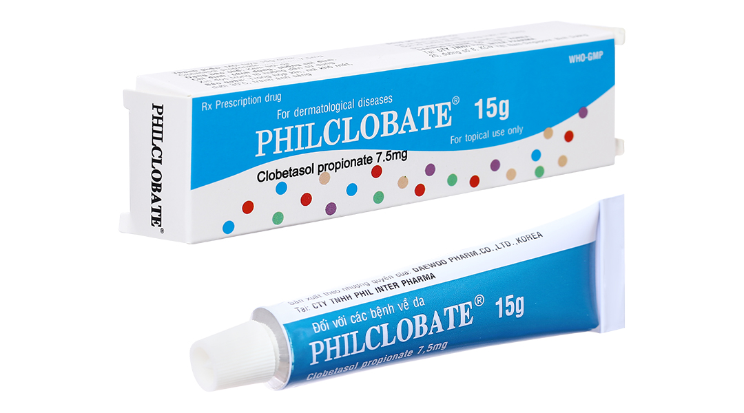 Kem bôi Philclobate trị viêm da