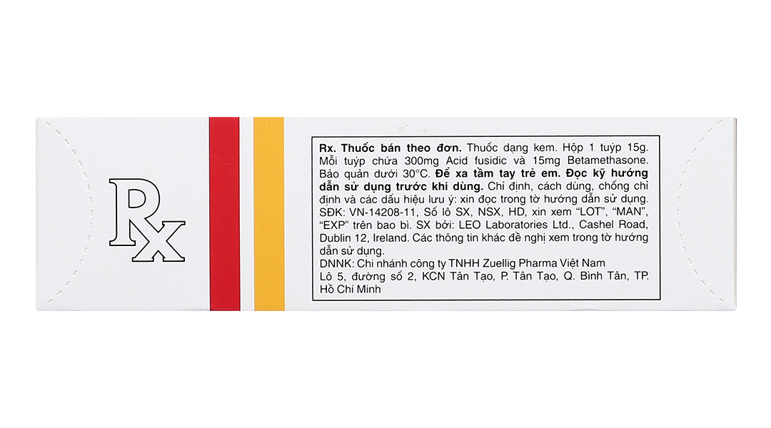 Kem bôi Fucicort trị viêm da
