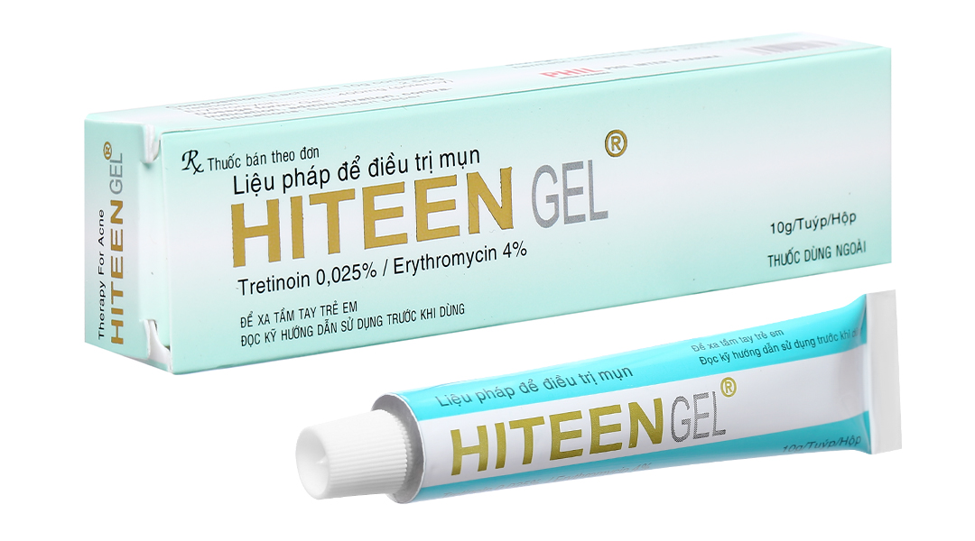 Thông tin về thuốc trị mụn Hiteen Gel