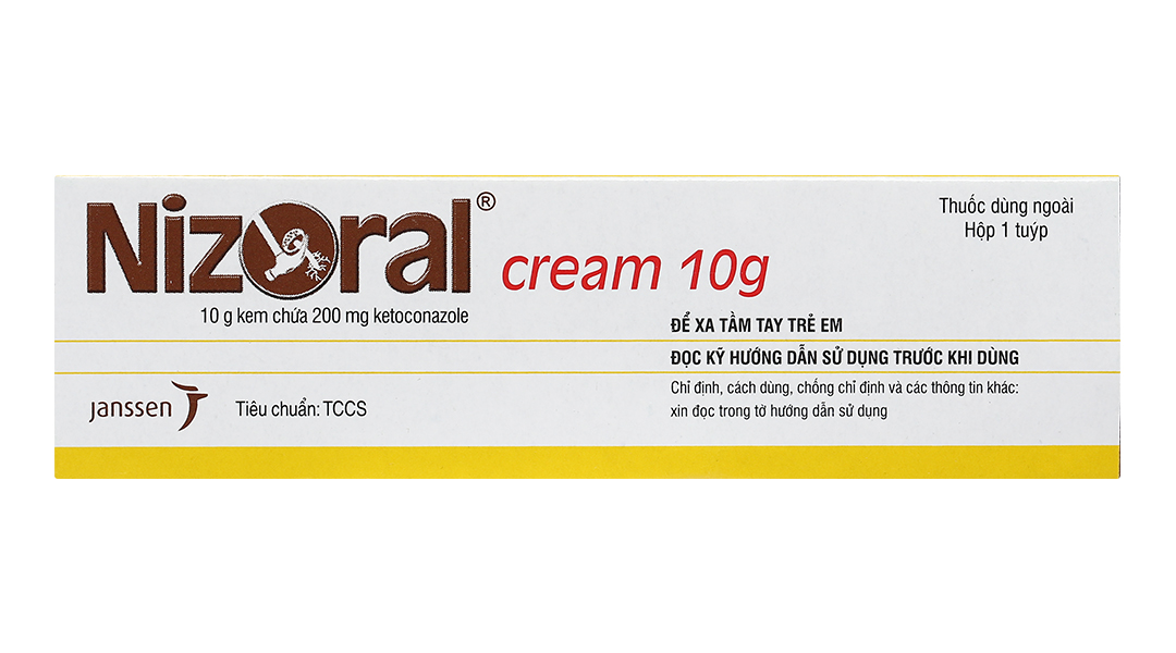 Nizoral Cream trị nhiễm nấm ngoài da, viêm da tiết bã
