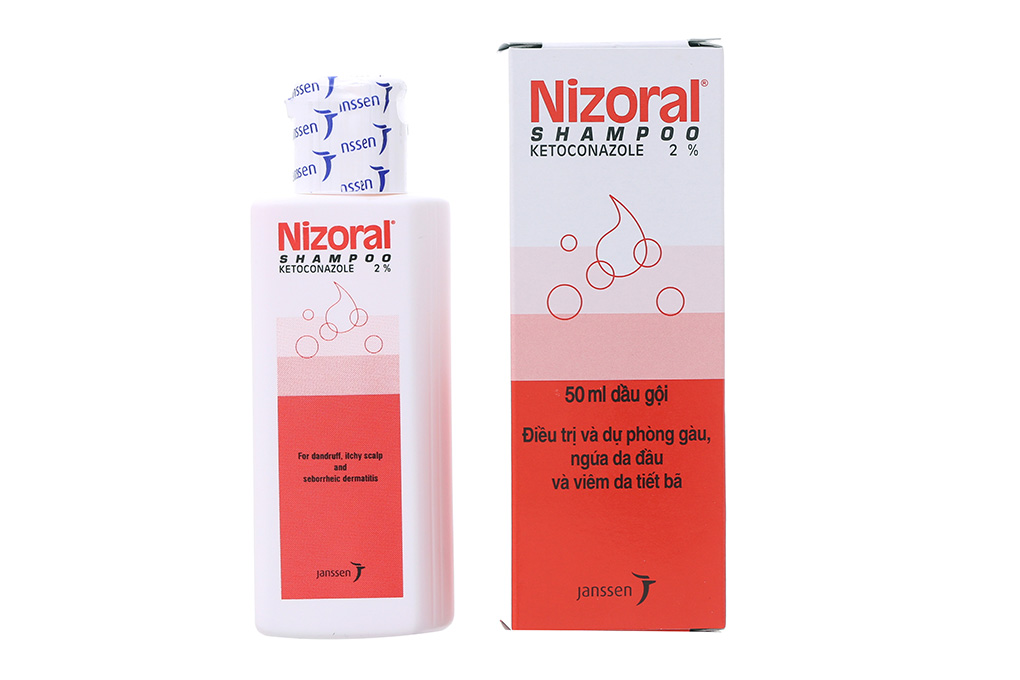 Dầu gội Nizoral phòng và trị gàu, nấm da đầu, viêm tiết bã nhờn