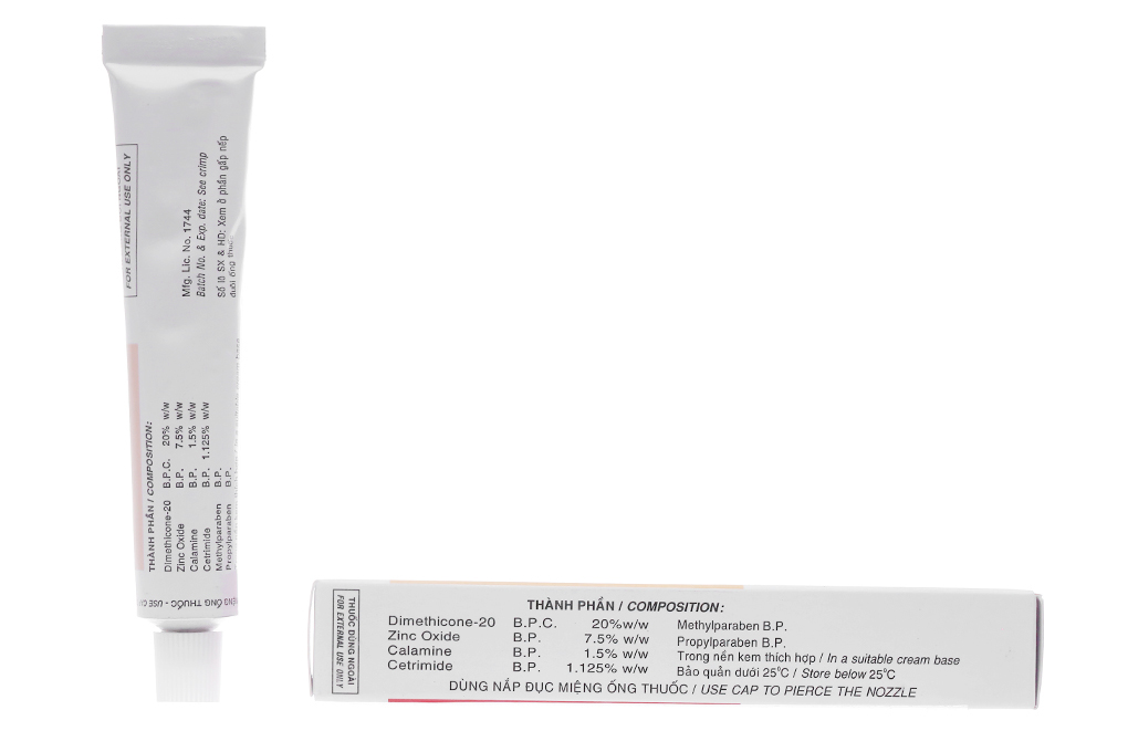 Kem bôi Norash 20g trị bỏng, viêm da