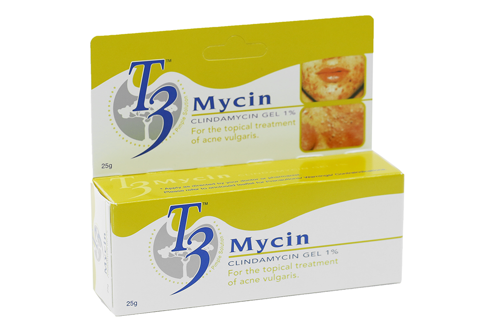 Gel bôi T3 Mycin 1% trị mụn trứng cá