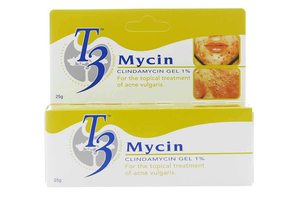 Gel bôi T3 Mycin 1% trị mụn trứng cá