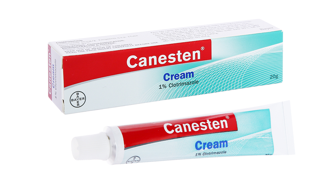 Canesten Cream 1% trị các bệnh nhiễm nấm ngoài da