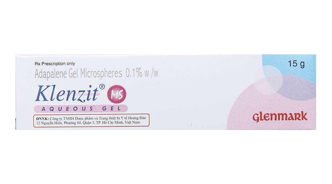 Kem bôi Klenzit MS 0.1% điều trị mụn trứng cá