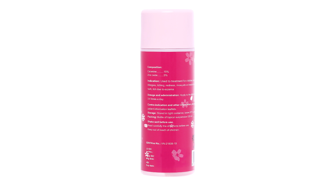 Hỗn dịch bôi da Calamine trị dị ứng, ngứa, rôm sảy