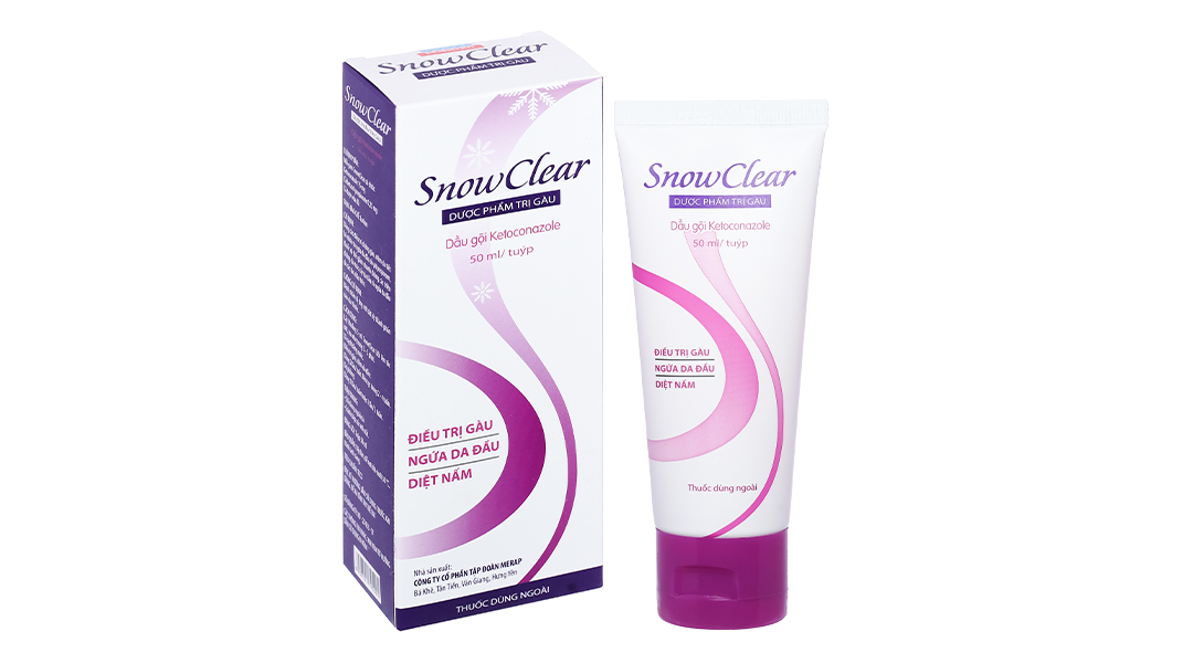 Dầu gội Snow Clear trị gàu, viêm da tiết bã nhờn