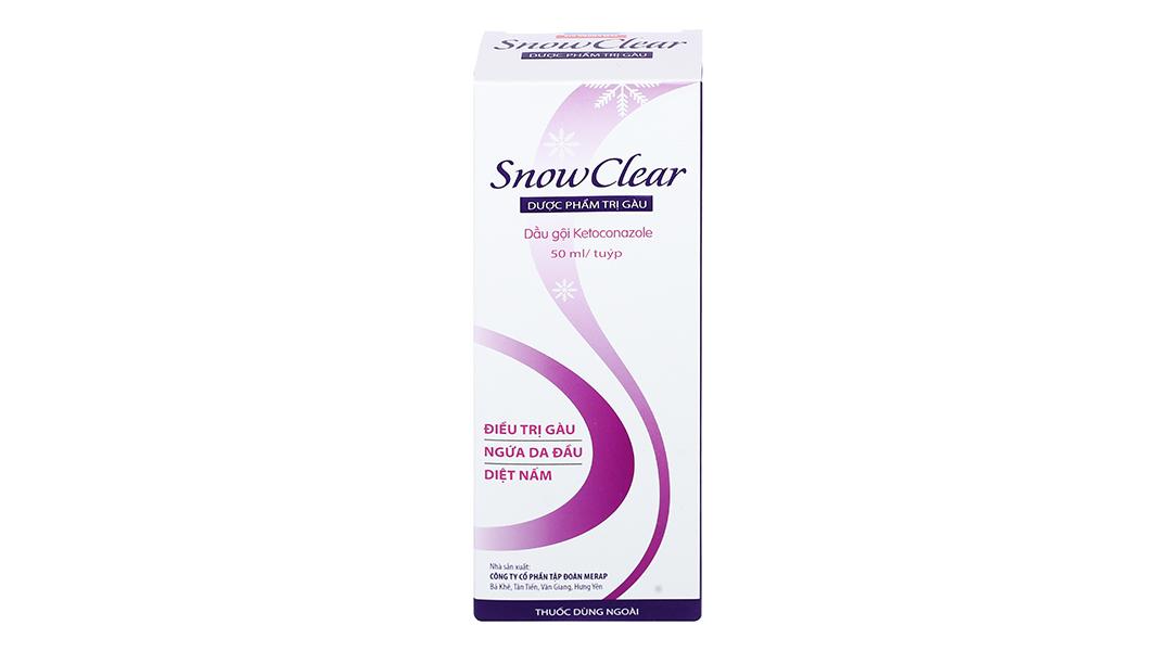 Dầu gội Snow Clear trị gàu, viêm da tiết bã nhờn