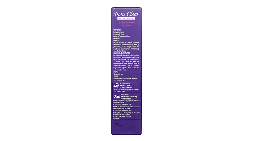 Dầu gội Snow Clear trị gàu, viêm da tiết bã nhờn