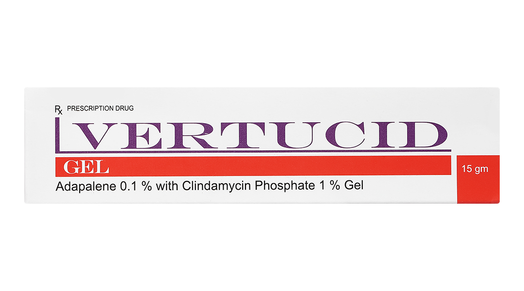 Vertucid Gel trị mụn trứng cá