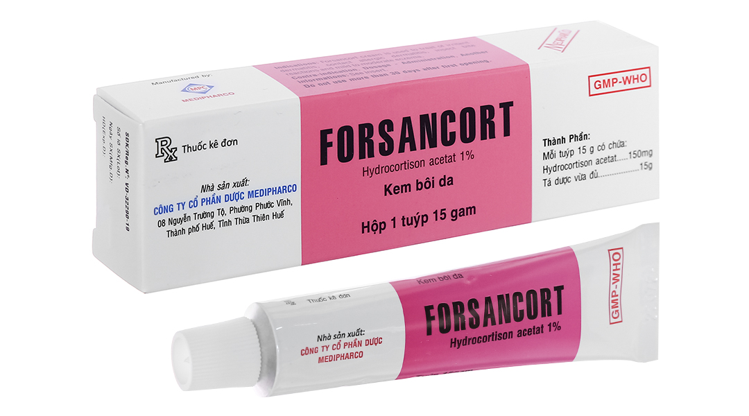 Kem bôi Forsancort trị các bệnh viêm da tiếp xúc