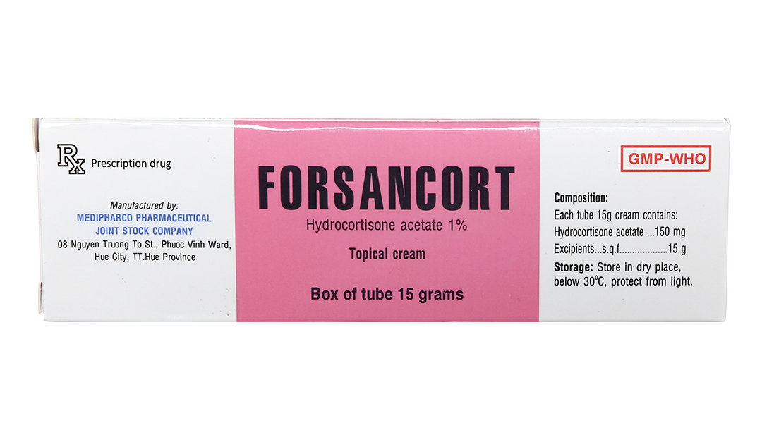 Kem bôi Forsancort trị các bệnh viêm da tiếp xúc