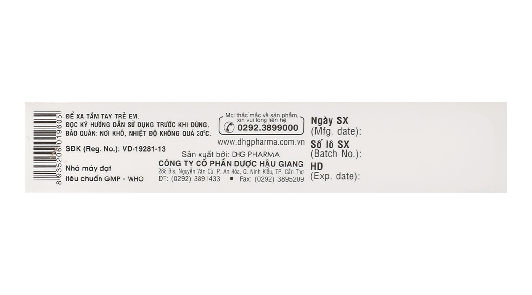 Kem bôi Medskin Clovir 5% trị nhiễm virus Herpes simplex da