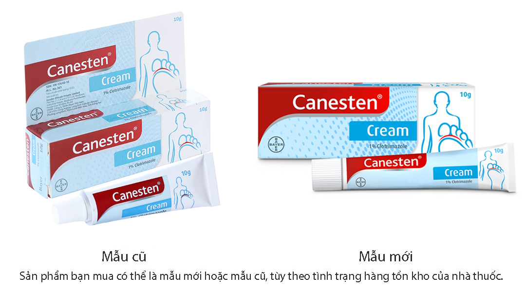 Kem bôi Canesten 1% trị nấm da