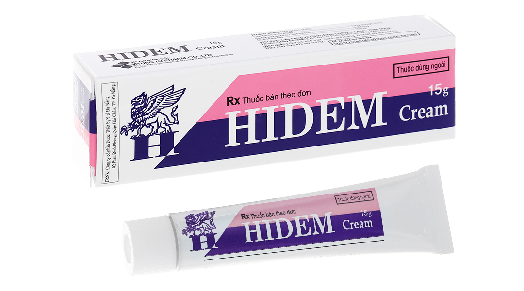 Kem bôi Hidem Cream trị viêm da dị ứng, nấm da