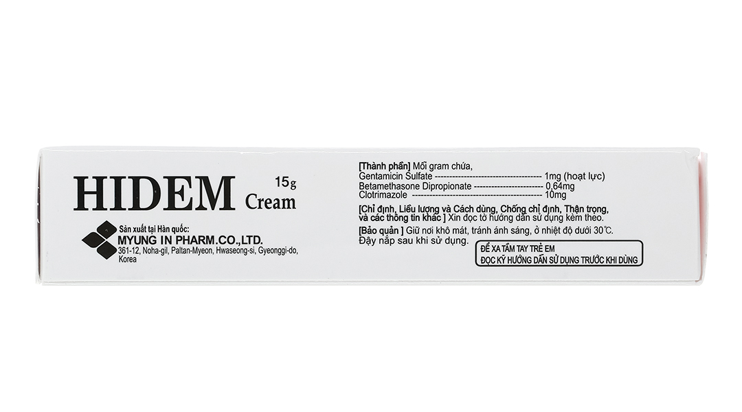 Kem bôi Hidem Cream trị viêm da dị ứng, nấm da