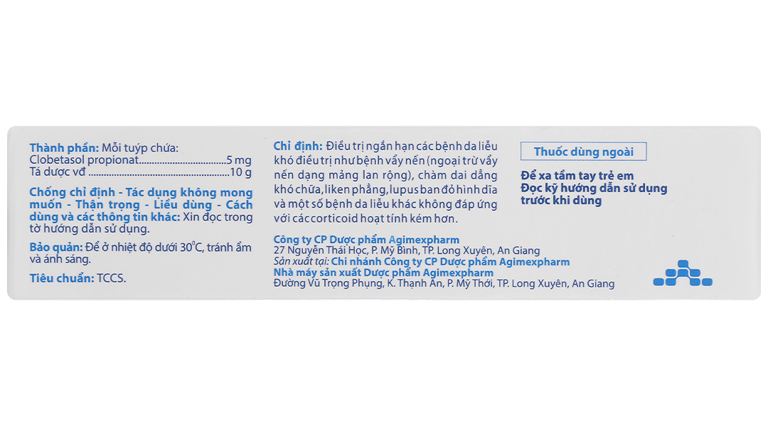 Kem bôi da β-sol điều trị ngắn hạn tại chỗ bệnh da liễu khó điều trị