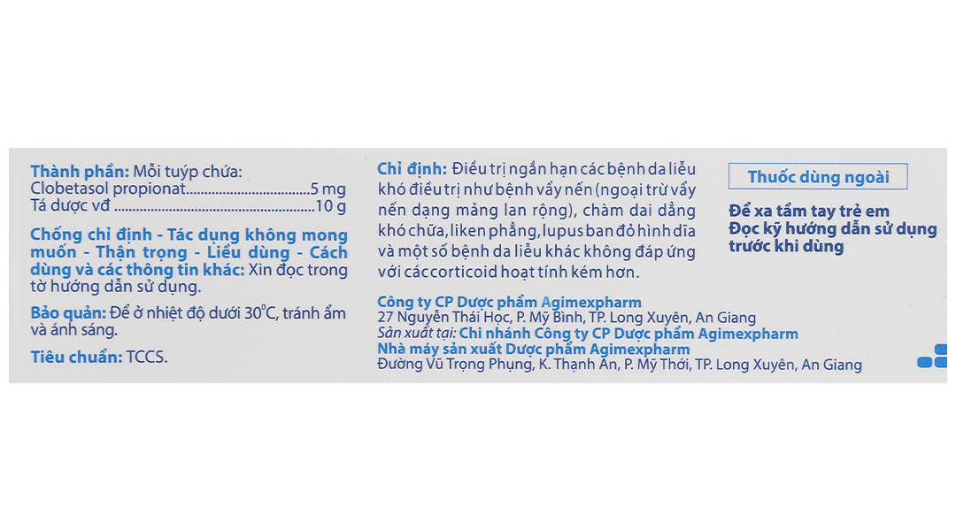Kem bôi da β-sol điều trị ngắn hạn tại chỗ bệnh da liễu khó điều trị