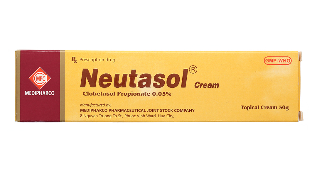Neutasol Cream 0.05% trị chàm, vảy nến, viêm da