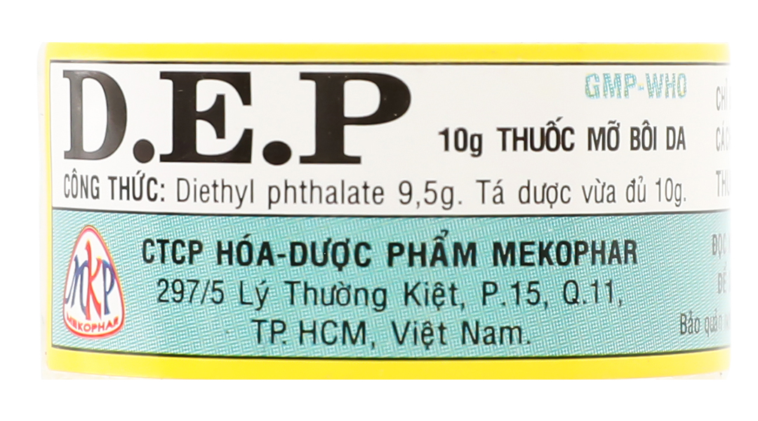 Thuốc mỡ D.E.P trị ghẻ ngứa, côn trùng đốt