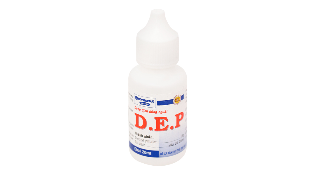 Dung dịch dùng ngoài D.E.P HDPharma trị ghẻ, phòng côn trùng đốt