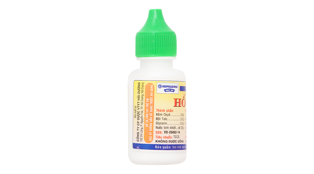 Hỗn dịch dùng ngoài Hồ Nước HDPharma trị chàm, nhiễm khuẩn da
