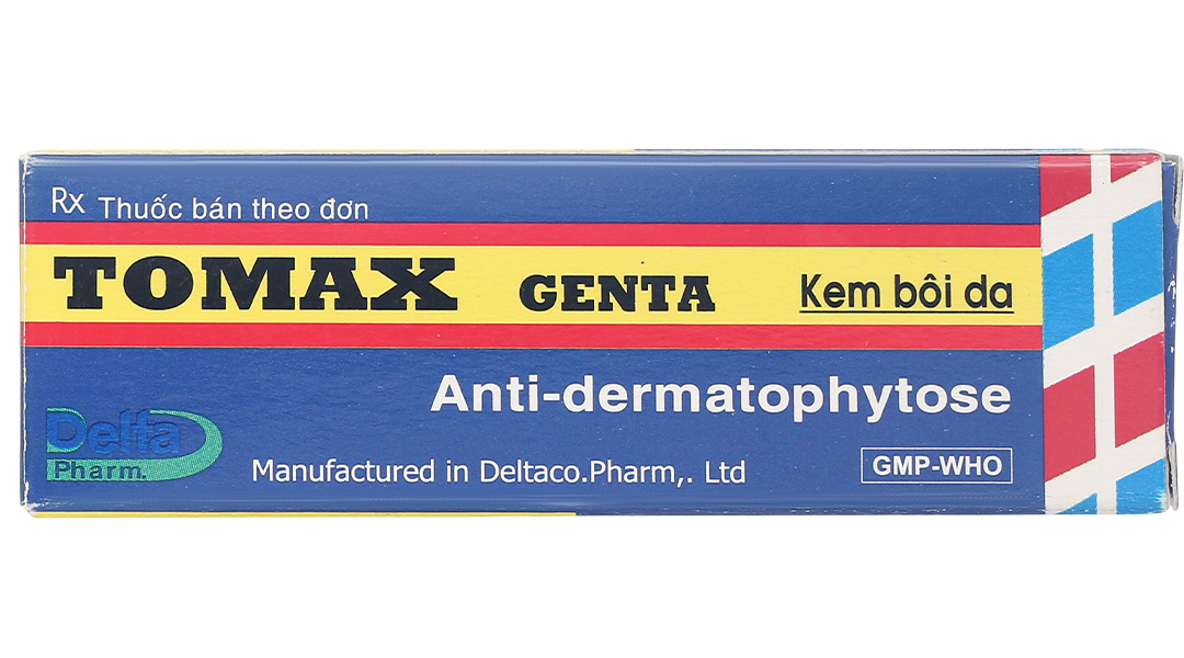 Kem bôi da Tomax Genta trị dị ứng da, nấm da