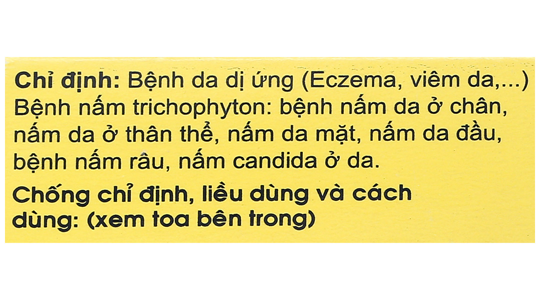 Kem bôi da Tomax Genta trị dị ứng da, nấm da