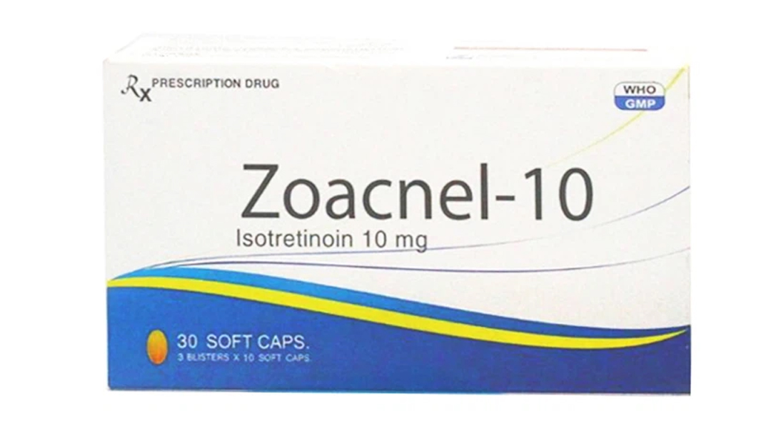 Zoacnel-10 trị mụn trứng cá nặng