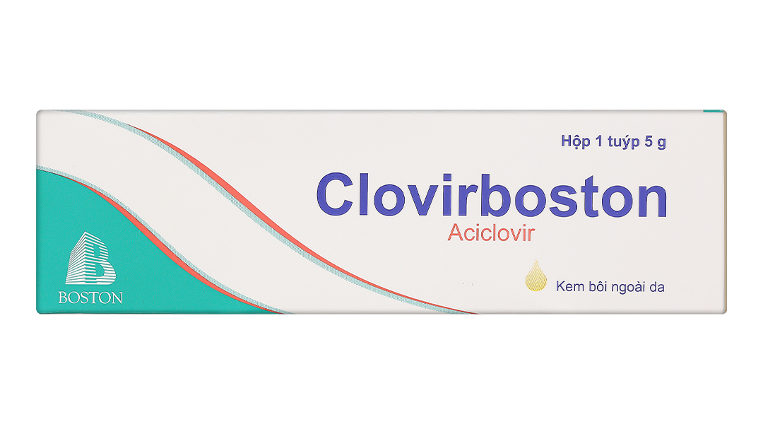 Kem bôi Clovirboston điều trị nhiễm virus Herpes simplex