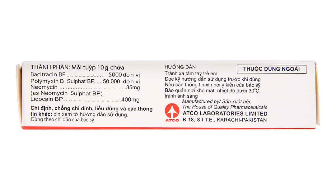 Thuốc mỡ Healift Skin trị nhiễm khuẩn da, giảm đau
