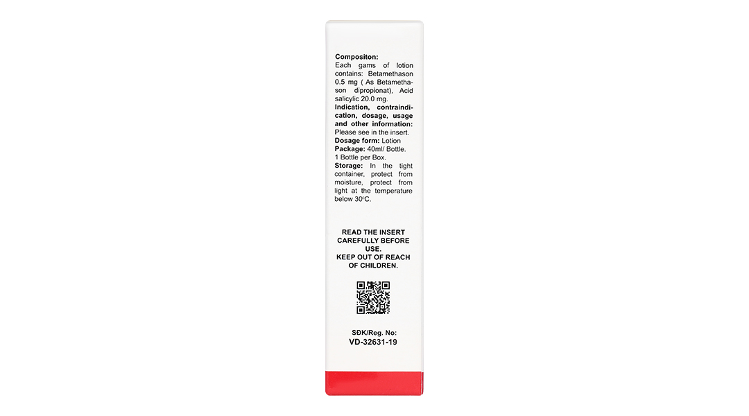 Crederm Lotion trị các bệnh ngoài da