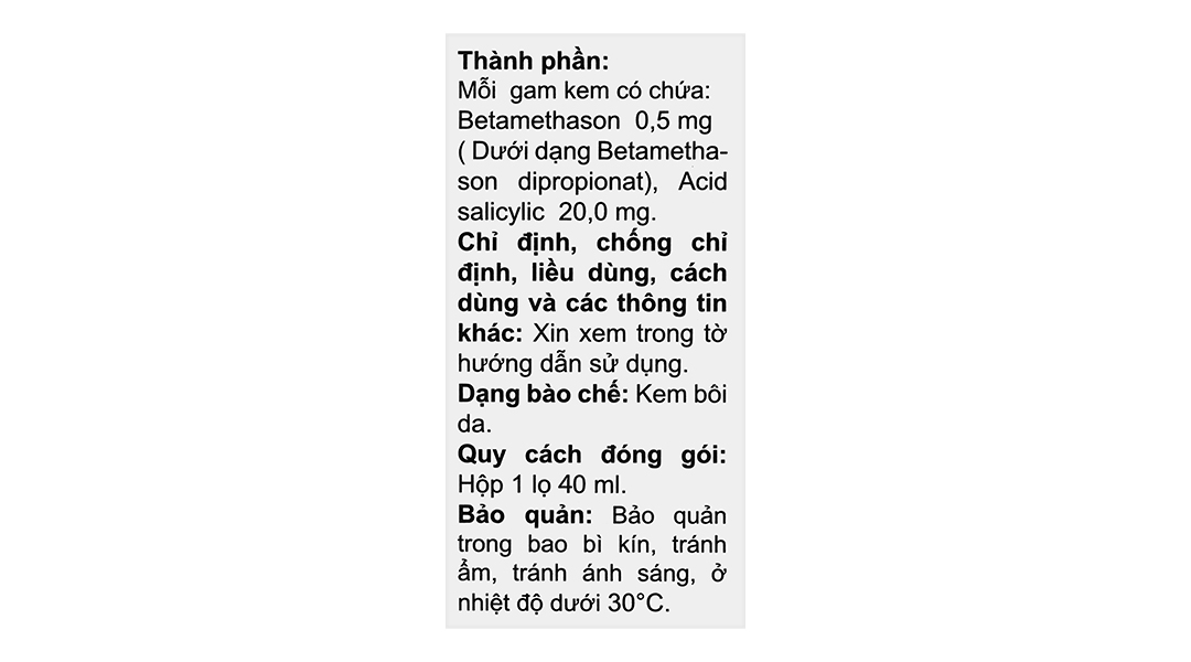 Crederm Lotion trị các bệnh ngoài da