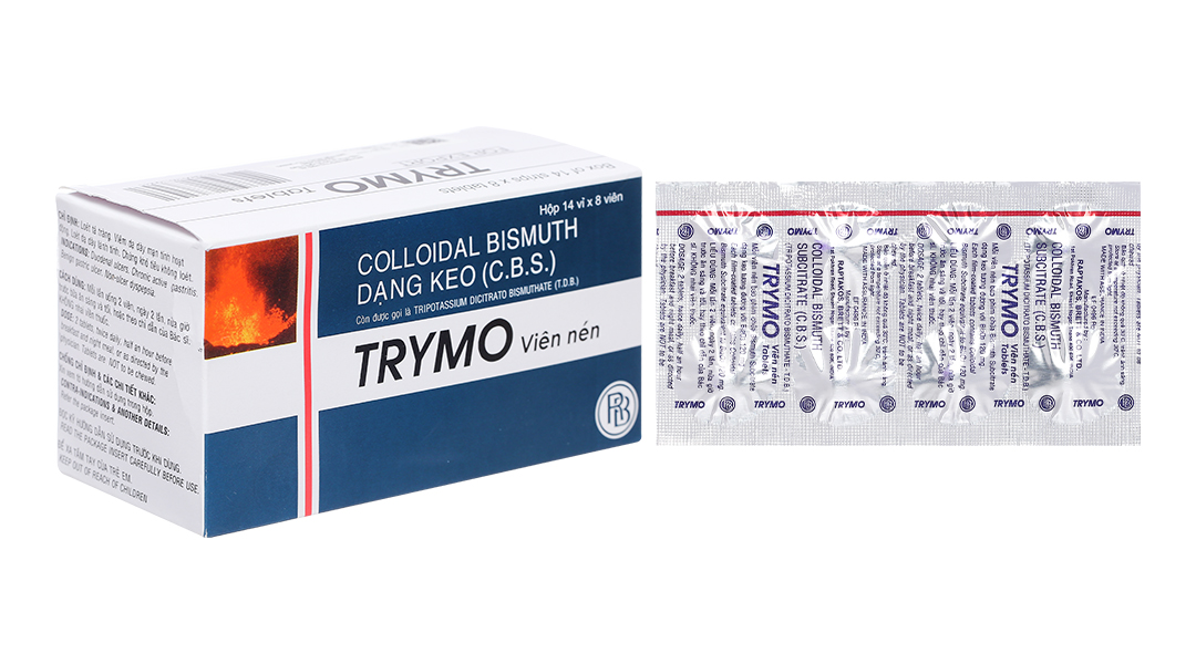 Trymo Tablets 120mg trị viêm loét dạ dày, tá tràng