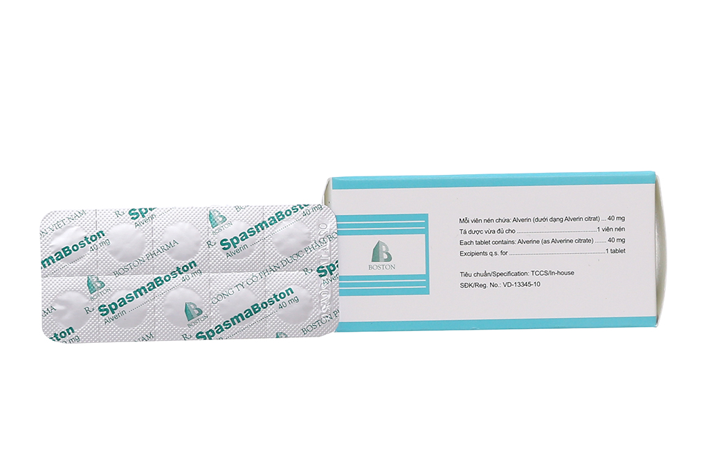 Spasma Boston 40mg chống co thắt cơ trơn