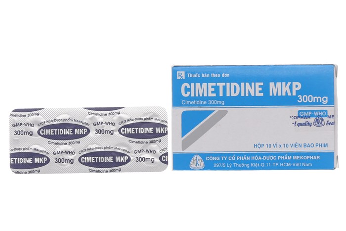 Thuốc Cimetidine MKP 300mg hộp 100 viên-Nhà thuốc An Khang