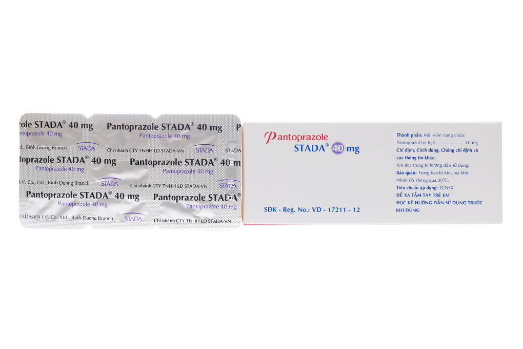 Pantoprazole Stada 40mg trị trào ngược dạ dày, thực quản