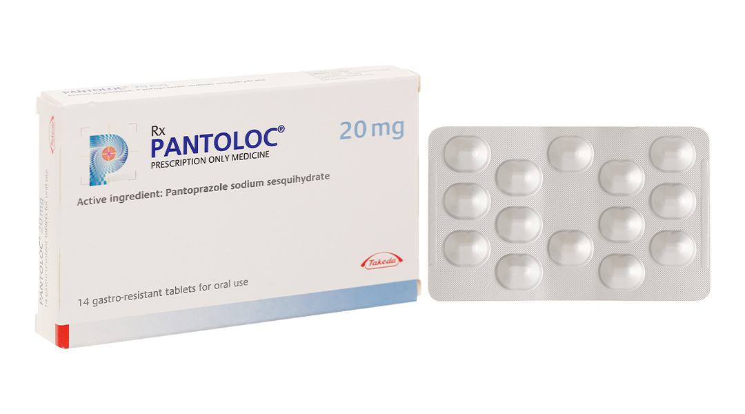 Pantoloc 20mg phòng và trị trào ngược dạ dày, thực quản